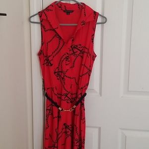 Tommy Hilfiger Nautical Red Dress - Small